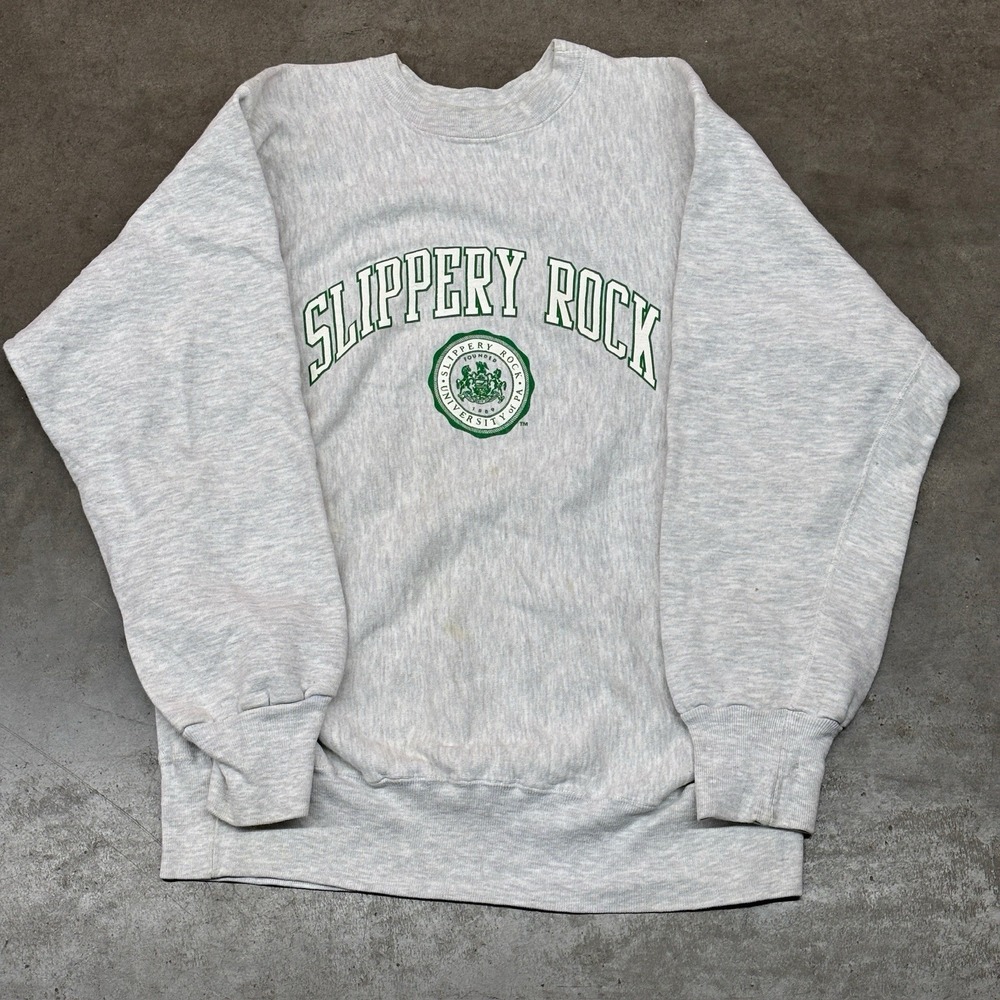 Vintage Slippery Rock University Crewneck Sweatshirt‎ Pro Weave Size L
